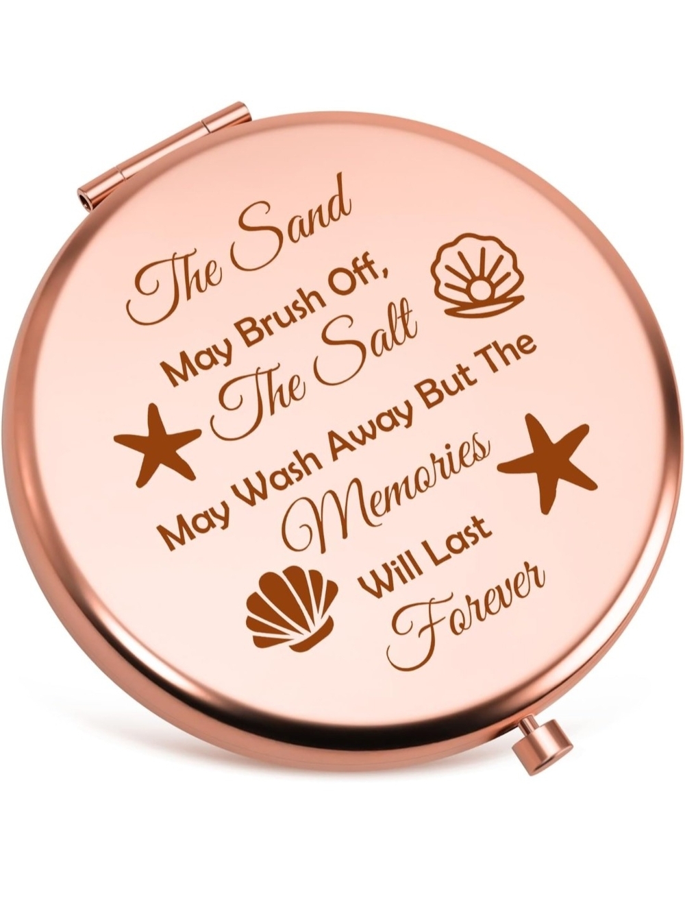 Beach Gifts for Women Compact Makeup Mirror Beach Lover Gifts Beach Vacation